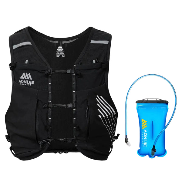 Colete Aonijie Run II 10L + Bolsa de Hidratação Aonijie Running 1.5L