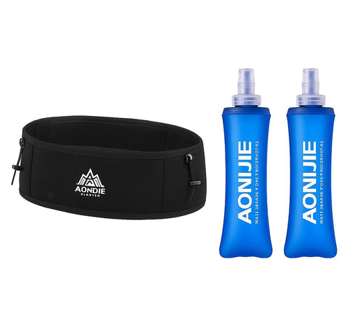 Cinto de Hidratação Aonijie Speed + Duas Softs Flasks de 250ml