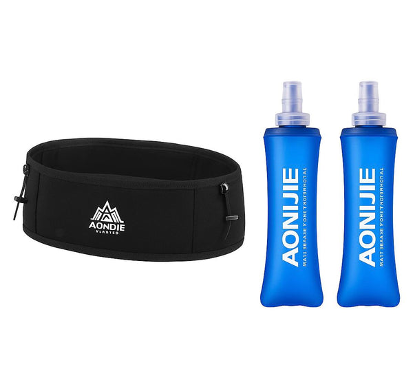 Cinto de Hidratação Aonijie Speed + Duas Softs Flasks de 250ml